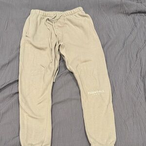 Fear of God Essentials Sweatpants - Men's Medium - Light Green / Sage
